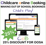 Out of school & wraparound childcare booking system